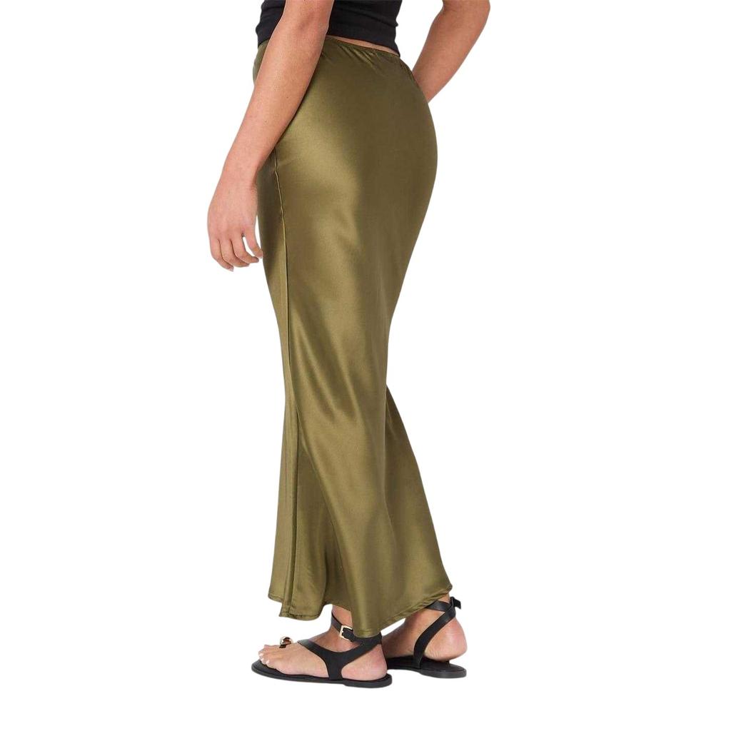 I Saw It First Womens/Ladies Satin Maxi Skirt