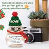 Funny Crochet Positive Emotional Xmas Potatoes Dolls With Card Cute Handmade Wool Knitted Potato Ornament Home Christmas Decor