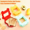 Sandwich Cutter And Sealer for Kids Homemade Sandwich Maker Pocket Sandwiches Mold Quick Meal Prep Tool