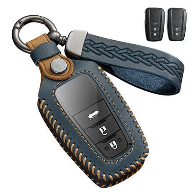 Чехол для ключей, Для Toyota, Чехол для смарт-ключа, Чехол-обложка для ключа, Натуральная кожа, ТПУ, Полная упаковка,