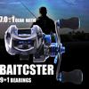Рыболовные катушки с двойной тормозной системой Baitcaster Reels Reel 7,0 Передаточное число Рыболовная катушка Baitcast