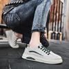 Весенне-летняя новая мужская обувь Корейская версия мужской спортивной и повседневной обуви Студенческая белая обувь из искусственной кожи Модная студенческая обувь на платформе для мужчин