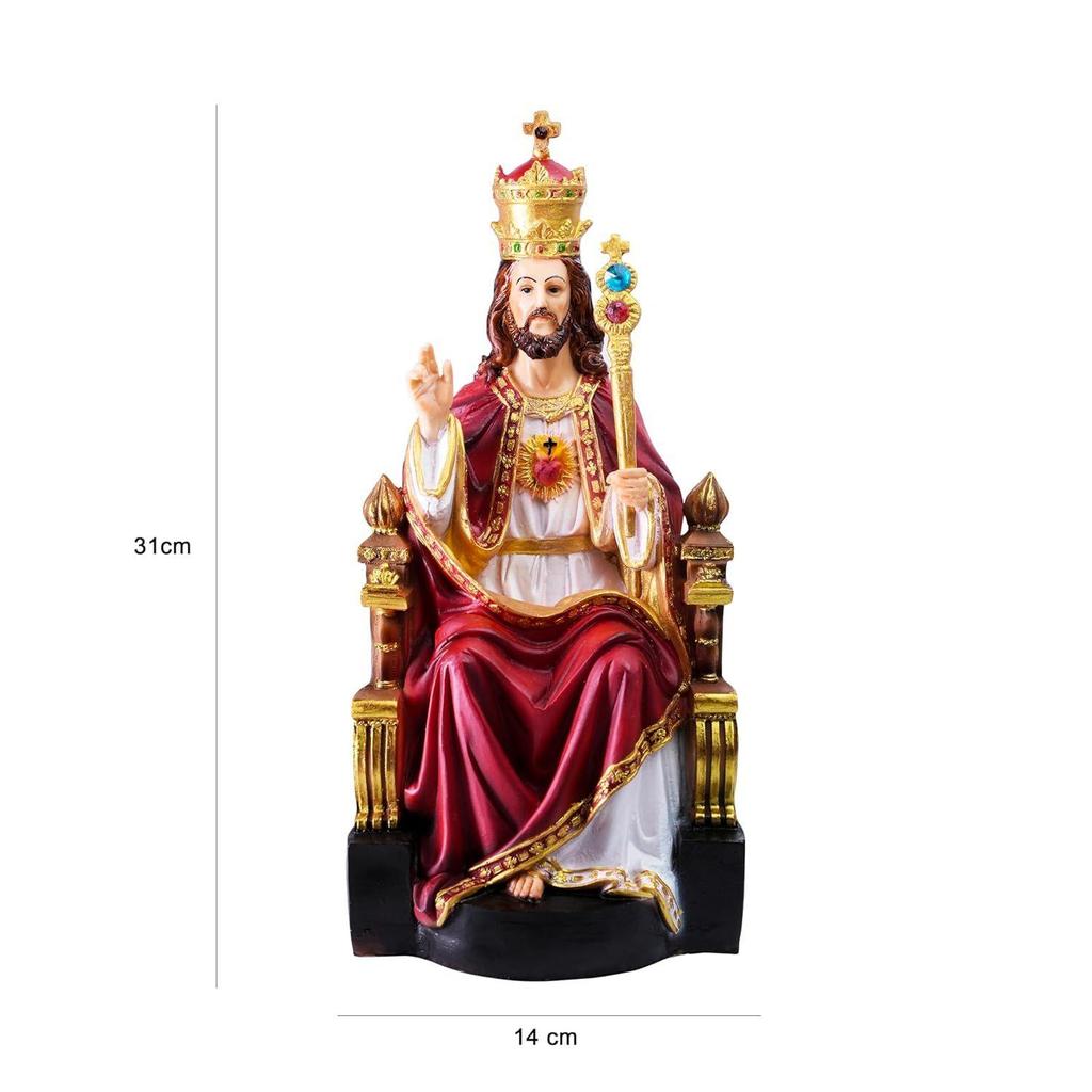 Статуи Христа Царя Иисуса Христианские Подарки Домашний Декор Бог Идол Выставочный Элемент Для Настольной Настенной Фигурки Новоселье Для Подарка