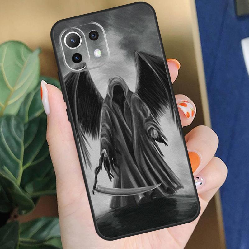 Чехол-череп Жнеца Смерти для Xiaomi 15 14 Ultra 13T 14T 15T Pro 17 Pro Max POCO F8 F7 F5 F6 X5 X6 X7 Pro Чехол
