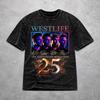 Men Women Vintage Washed T-shirts Westlife 25th Anniversary Tour 2026 Printed T Shirt Accessories Oversize Tee Shirts