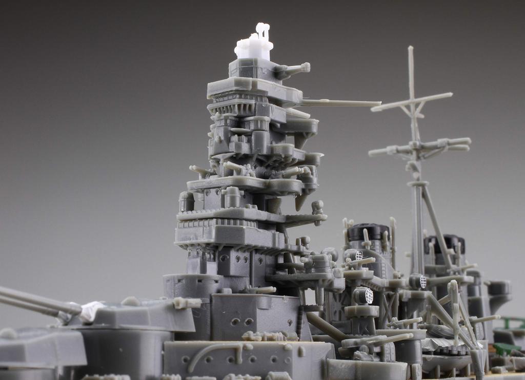 Fujimi Model 1/700 Ship NEXT Series No. 6 Japanese Navy Battleship Hiei Pre-Colored Plastic Model Ship NX6
