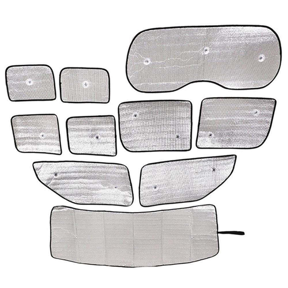 Солнцезащитный козырек на переднее и заднее лобовое стекло, солнцезащитный козырек, изоляционная накладка против УФ-излучения для Land Rover Defender 2012-2024, автомобильные аксессуары