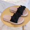 Women Summer Sandals New Flat-bottomed Beach Shoes Anti-slip Bow Increases The Thick-soled Shoes and Drags Women Breathable