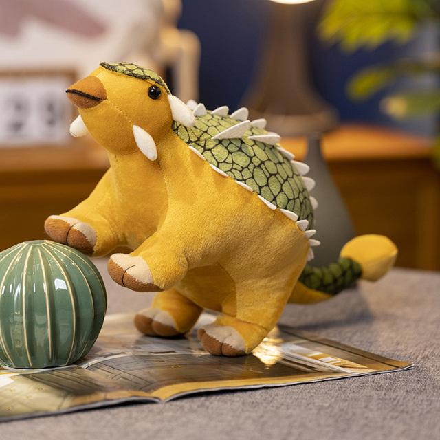 Мультяшная Забавная Множество Динозавров Плюшевая Игрушка Кукла для Мальчика Трицератопс Велоцираптор Тираннозавр Рекс Плюшевая Кукла Подарок на День Рождения