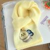 Sweet Cashmere Knitted Scarf Korean Style Winter Neck Warmer Cartoon Embroidery Scarf  Student