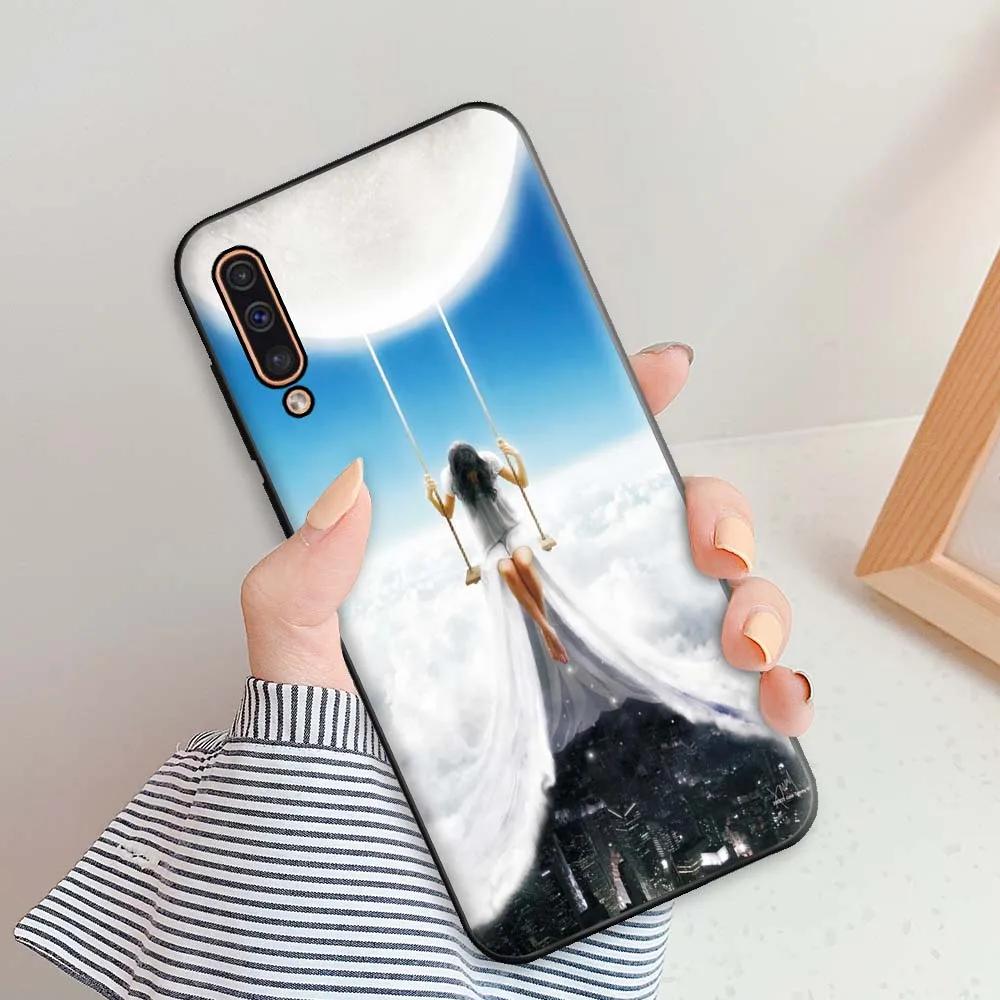 For Samsung Galaxy A50 Case For Samsung A50s A30s Phone Cases For Samsung A50 Flowers Silicone Soft TPU Fundas A 50 A30 S Bumper