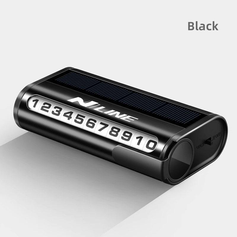 Night Light Car Parking Card Temporary Stop Number Plate For Hyundai IONIQ Sonata Elantra Grandeur i20 i10 SantaFe i30 Palisade XX3