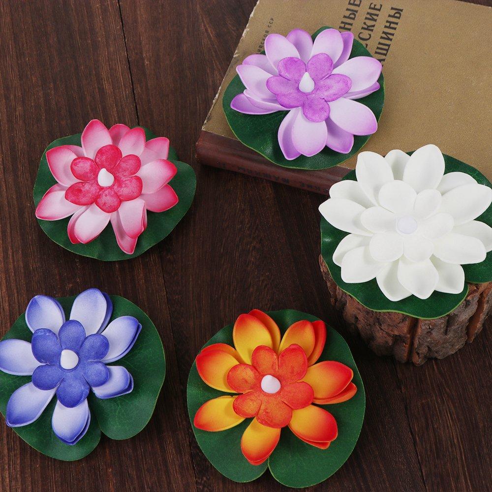 Floating Induction Floating Water Lotus Lamp Waterproof Lotus Wishing Lamp Christmas