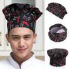 Men Women Cooking Elastic Chef Hat Working Cap Uniform Hat Adjustable