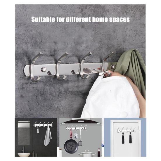 Настенные крючки для полотенец, прочные вешалки для одежды, устойчивые к ржавчине, прочные, выдерживающие большую нагрузку, легкие