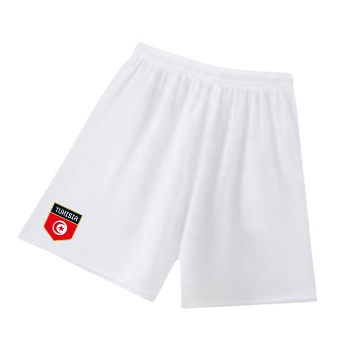 Ensemble short et maillot de foot Tunisie enfant - Blanc