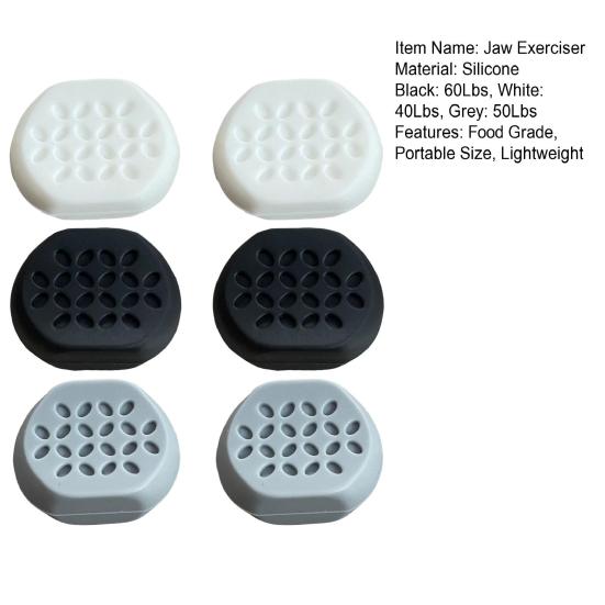 6 шт., силиконовый мяч для тренажера для челюсти, портативный для мужчин и женщин, для моделирования мышц лица, укрепитель челюстных костей, формирователь линии челюсти, тренажер, тонер, инструменты