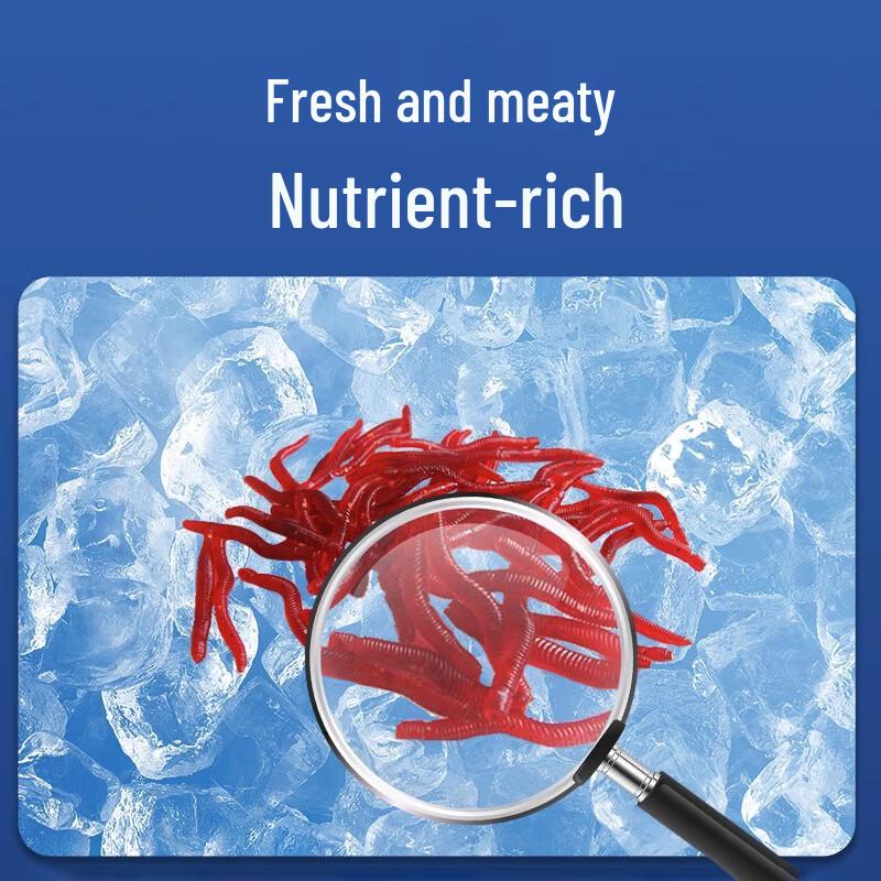 VOONLINE Freeze-Dried Bloodworms & Brine Shrimp Fish Food