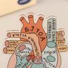 Двумерная акриловая модель анатомии сердца — образовательный и декоративный учебный инструмент для дома, офиса, класса, клиники, медицинского кабинета.