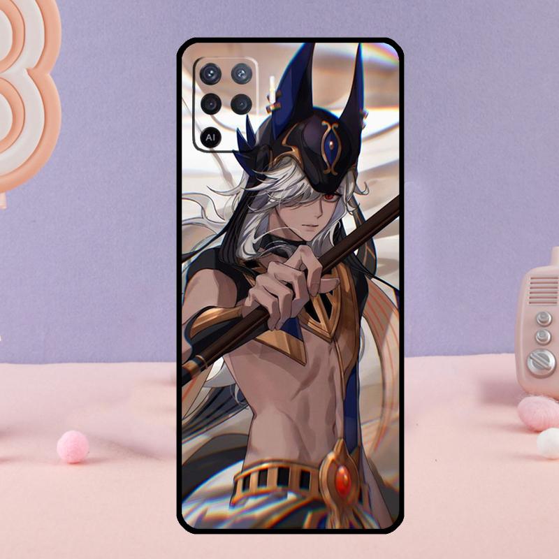 Чехол для телефона Genshin Impact Cyno для Oppo A80 A60 A40 A94 A54 A98 A78 A18 A38 A58 A16 A76 A96 A17 A77 A74 A57S A15