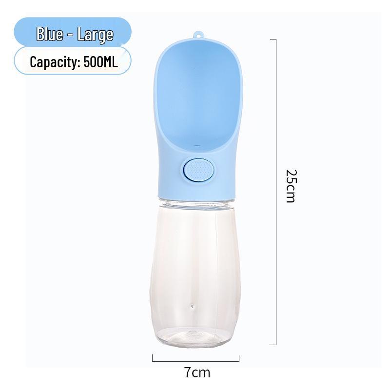 Портативная бутылка для воды для домашних животных: Непроливающийся дорожный стакан для кошек и собак