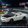 1:24 Challenger Srt Hell Cat Литой Модель Автомобиля Звук и Свет Детская Игрушка Подарок на День Рождения Миниатюрная Машинка