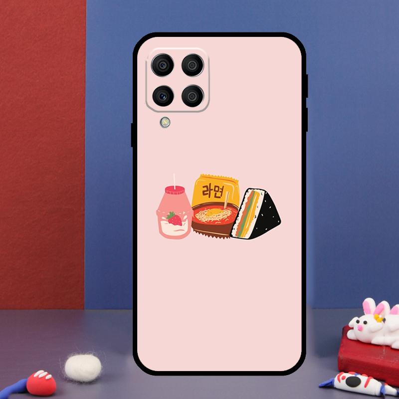 Милый Клубничный Молочный Чехол Для Телефона Samsung Galaxy M14 M34 M54 M33 M13 M23 M53 M15 M55 M31 M51 M20 M30s M32 M52