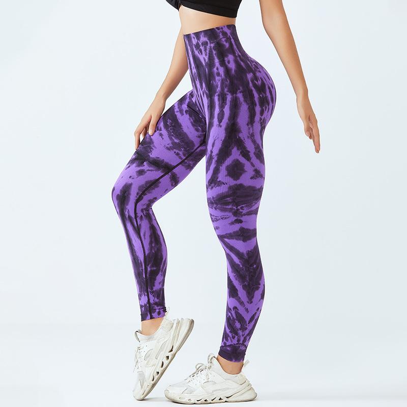 Модные бесшовные брюки для йоги для женщин с высокой талией, эластичные спортивные леггинсы с эффектом пуш-ап, облегающие повседневные леггинсы для фитнеса, 24417