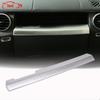 Черный и серебристый ABS хром, внутренние молдинги для перчаточного ящика, накладка для автомобиля Land Rover Discovery 4 LR4 2010-2016 с левым рулем
