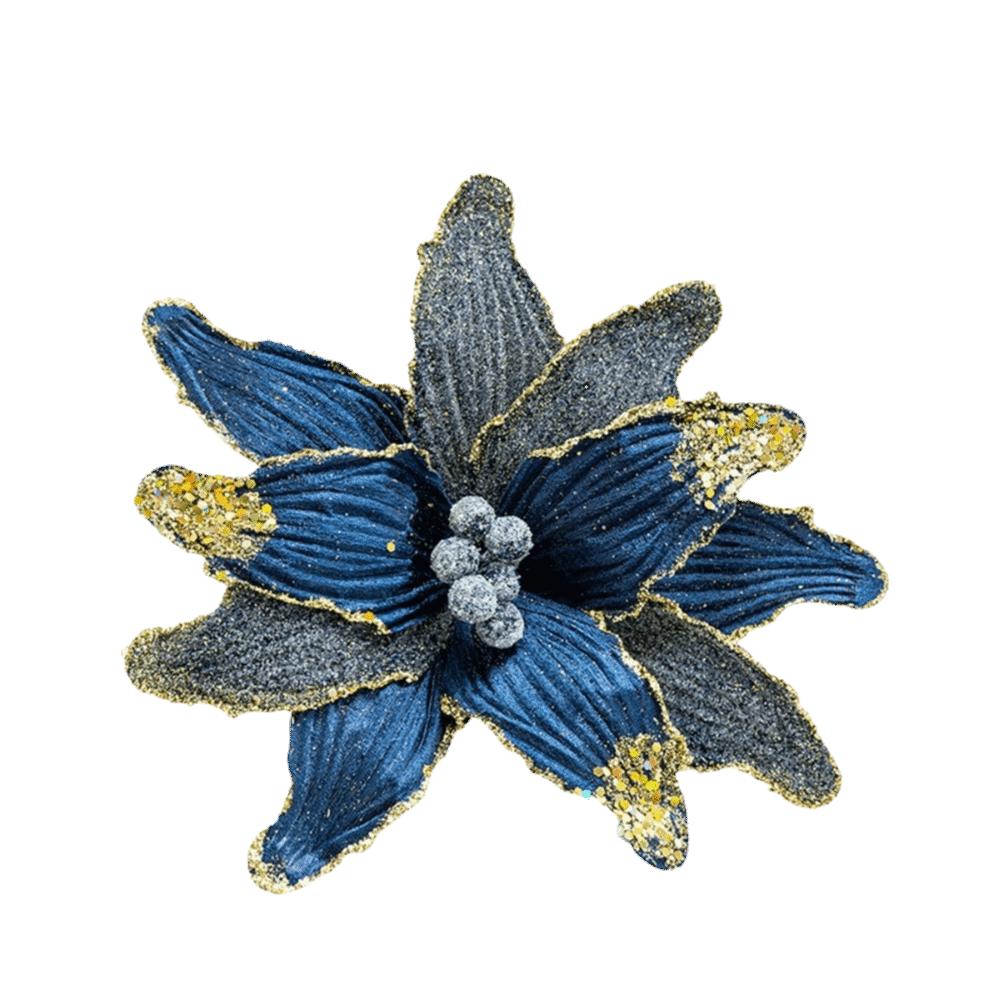 Large Size Artificial Xmas Flower Faux Velvet Christmas Tree Wreath Party Hanging Ornaments