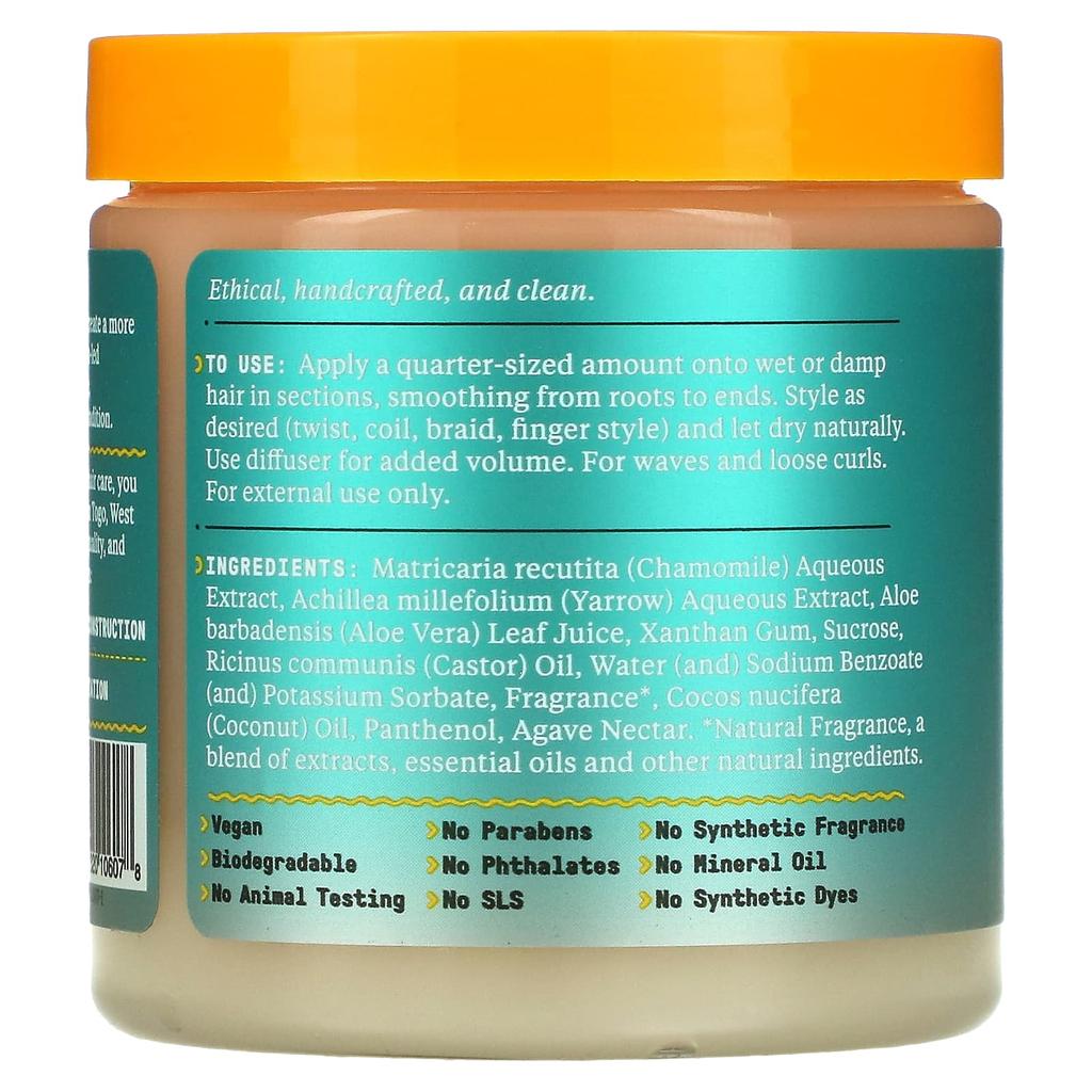 Alaffia Beautiful Curls, гель для придания формы локонам, волнистые и вьющиеся волосы, кокосовое масло первого отжима, 8 жидких унций (235 мл)