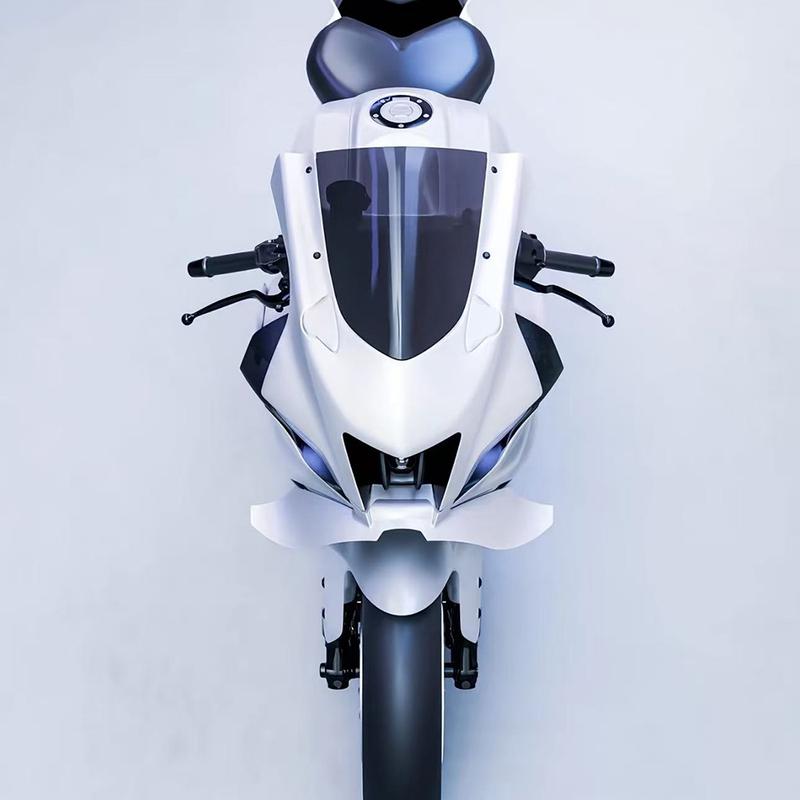 Для YAMAHA R7 2022-2025 Мотоцикла Клюв Крыло Крылышко Прижимная Сила Голый АБС Пластик Передние Спойлеры Передний Нижний Спойлер Губы Фиксированное Крыло
