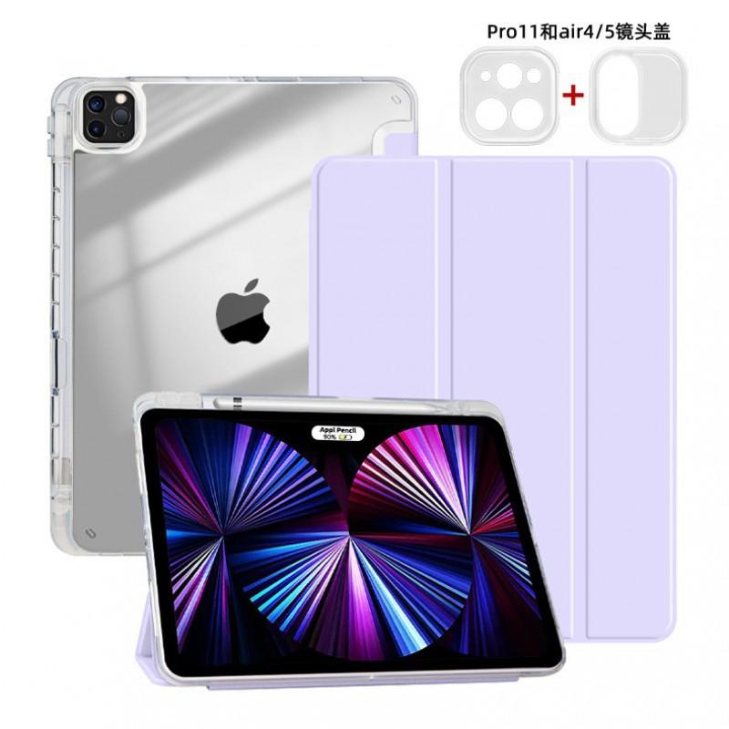 IPad 10 Case Pro 11 Air 4/5 10.2 Acrylic Clear Cover With Pencil Slot Anti-Bend