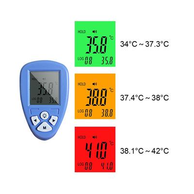 Цифровой бесконтактный термометр ИК-инфракрасный 32C ~ 42,9C 90-109,2 F ЖК-пистолет для лба, измеритель температуры