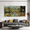The Garden Of Earthly Delights Famous Canvas Print Art Painting Wall Poster Pictures Living Room Home Decoration
