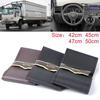 Очень большой чехол на руль для грузовика RV, кожаная оплетка на руль из микроволокна, прочный, 42 см, 45 см, 47 см