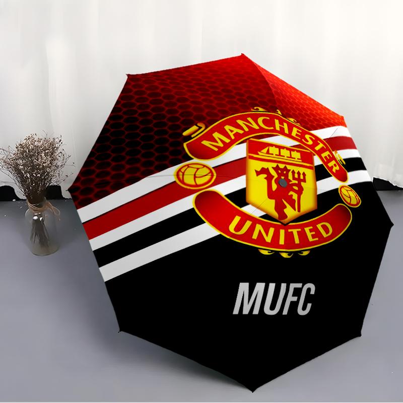 1pc M-manchester Umbrella, Sun Protection, And UV Shielding. It Has Eight Sturdy Ribs for Outdoor Use And Perfect As a Holiday Gift