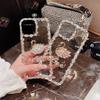 Для Apple 16 Чехол для мобильного телефона для IPhone15 Стразы 14 Лебедь Xsmax Буквы XR Прозрачный Акриловый Инс