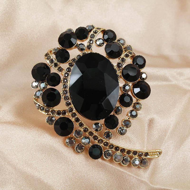 Европейское и американское ретро классическое кольцо со стразами - красочный, крупный и смелый модный аксессуар