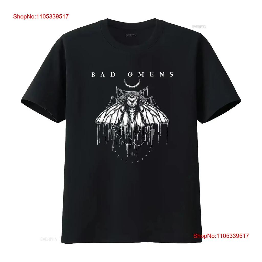 bad omens moth T Shirt vintage Washed Stretched graphic Comfortable Casual designer clothes For