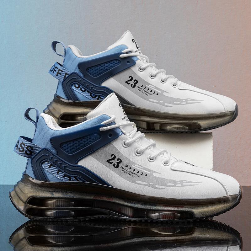 Brand Men Sneakers Platform Lace Up Breathable Fashion Casual Shoes Air Cushion Soft Running Sports Shoes for Men Zapatillas New