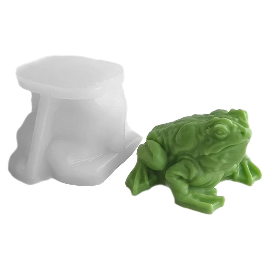 Подсвечник в форме жабы, силиконовая форма, форма для основания свечи, декоративная форма для подсвечника, форма для украшения дома