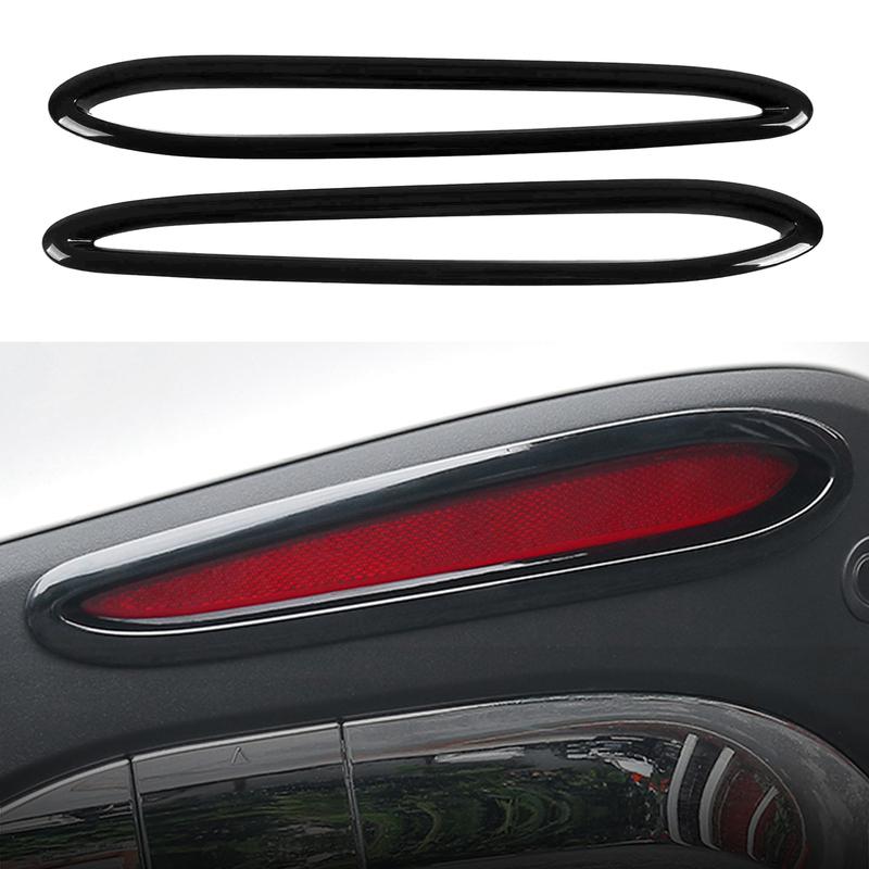 For Mercedes-Benz GLC X254 C254 -2024 Car Accessories ABS Rear Fog Light Lamp Decor Cover 2pcs