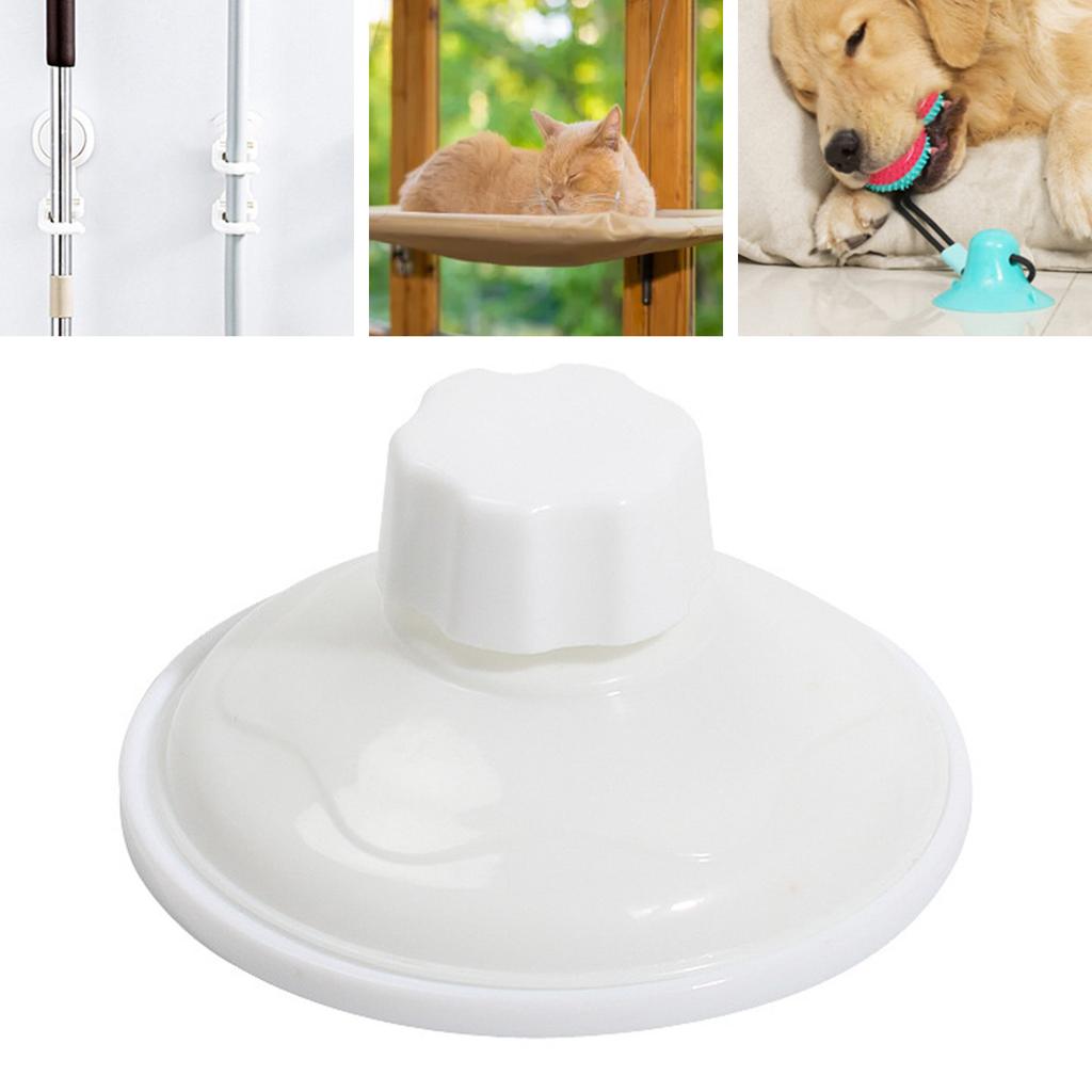 Присоска для гамака для кошек 8,5 см, белая пластиковая вакуумная присоска с винтом для стеклянной двери окна