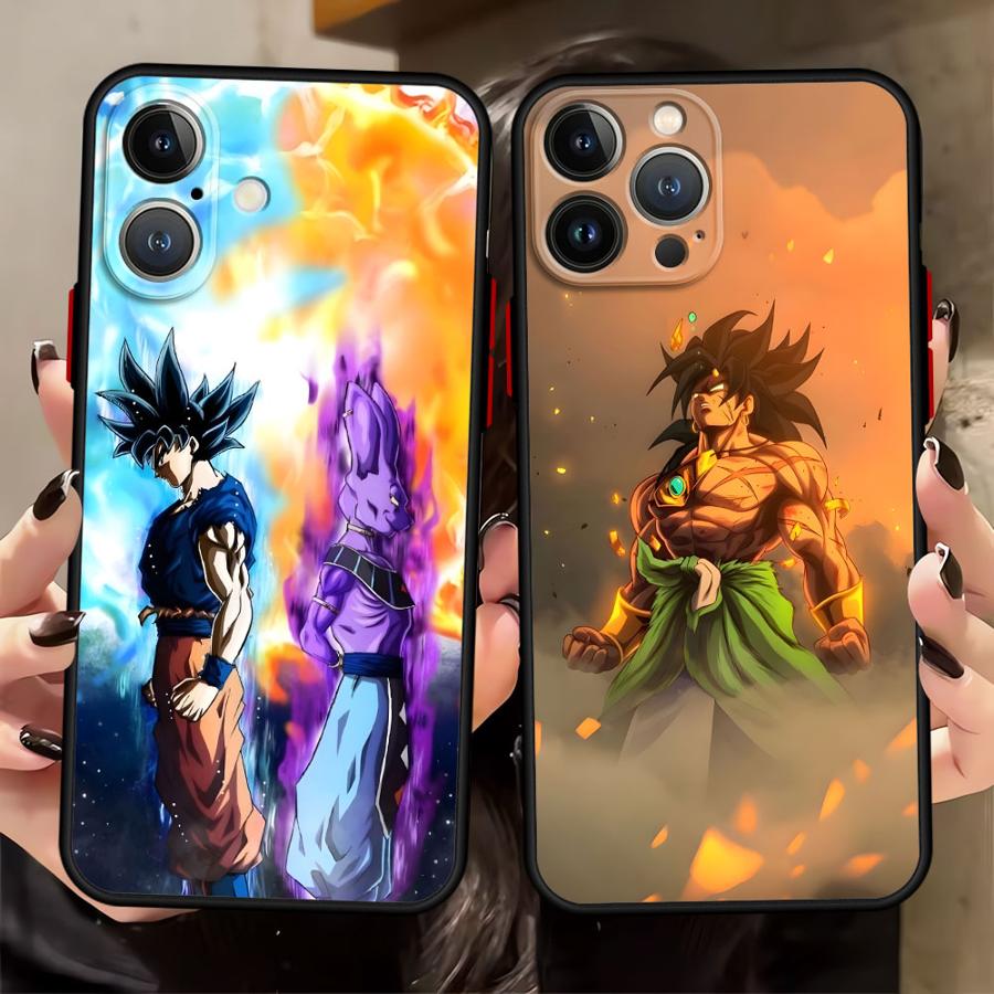 Чехол для телефона Dragon Ball Goku Anime Back для iPhone 16e 14 17 16 Pro Max 12 13 Mini 17 Air 15 Plus 11 XS