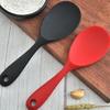 Home Use Large Silicone Long Handle Spoon High Grade Mixing Ladle Cooking Kitchen Soup Spoons Tableware Kitchen Accessories