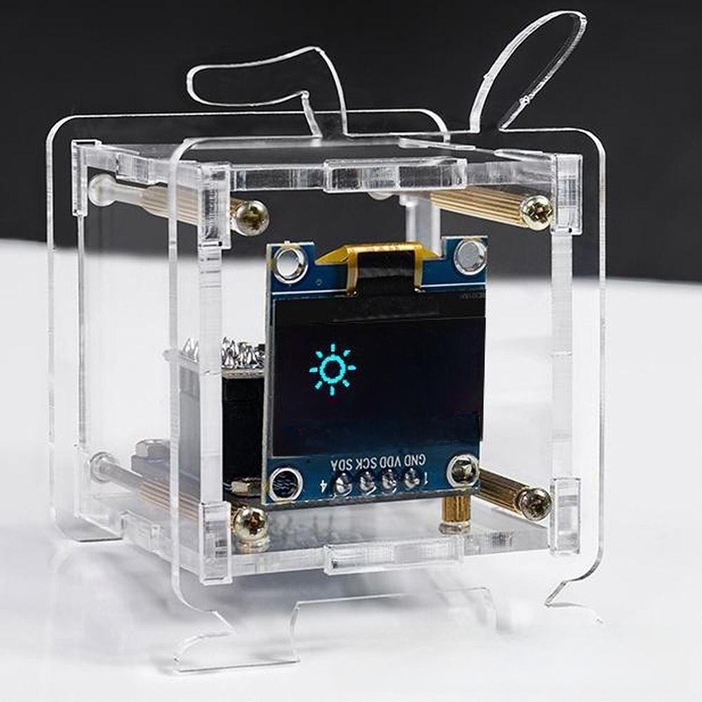 0.96 Inch OLED Display Digital Clock Kit Multifunctional Weather Clock  Fun DIY Project