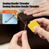 10 шт. Квадратные нитевдеватели для игл Ручное шитье DIY Вышивка Крестиком Поделки Портативные Пластиковые Помощники для вдевания ниток в иглу Подарок для энтузиастов шитья