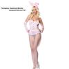 Pink Rabbit Uniform Women Dress Black Tuxedo Bunny Adult Costumes Cosplay Party Fancy Dress Headwear Halloween Clubwear