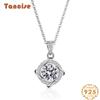 Tancise S925 Sterling Silver Moissanite Luxury Personality Pendant Necklace Women's Classic Tide Necklace Necklace Party Gift